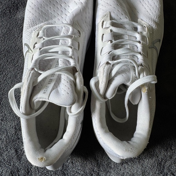 nike air zoom pegasus 38 women’s white/metallic silver size 8 women’s - Picture 13 of 16